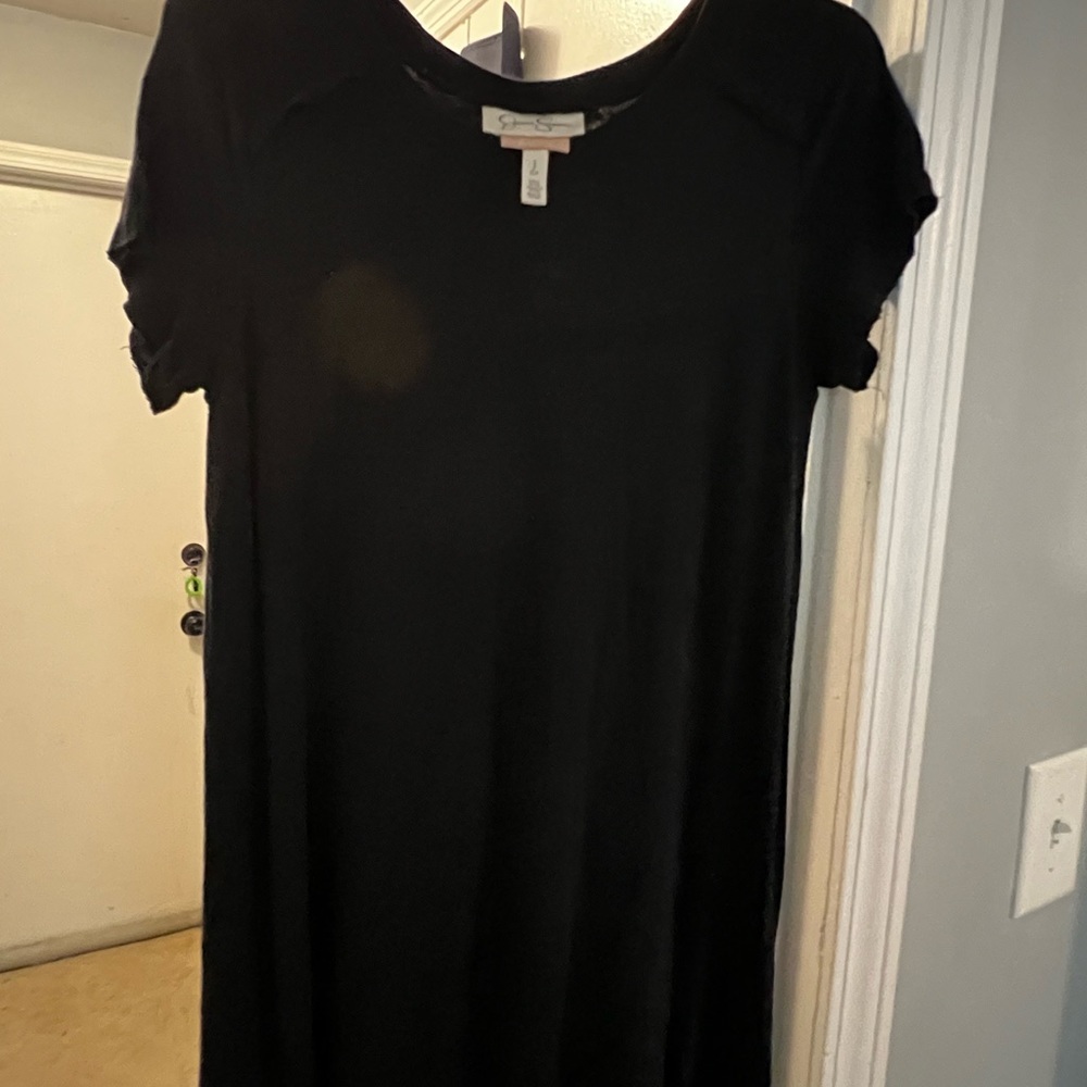 Jessica Simpson Black Nursing Top